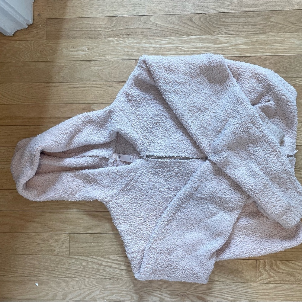 SKIMS Pink Fleece Hoodie